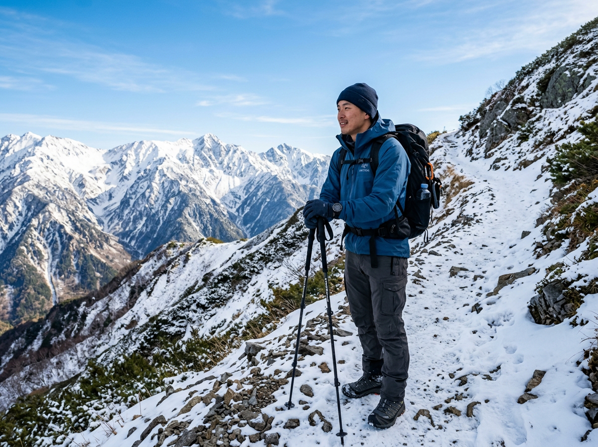 trekking poles in Nepal